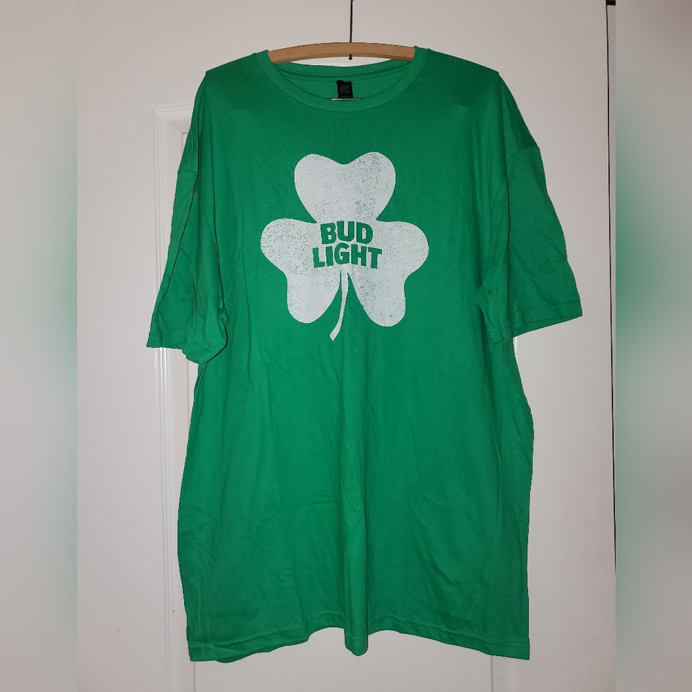 Bud Light St. Patrick's Day tshirt NEW